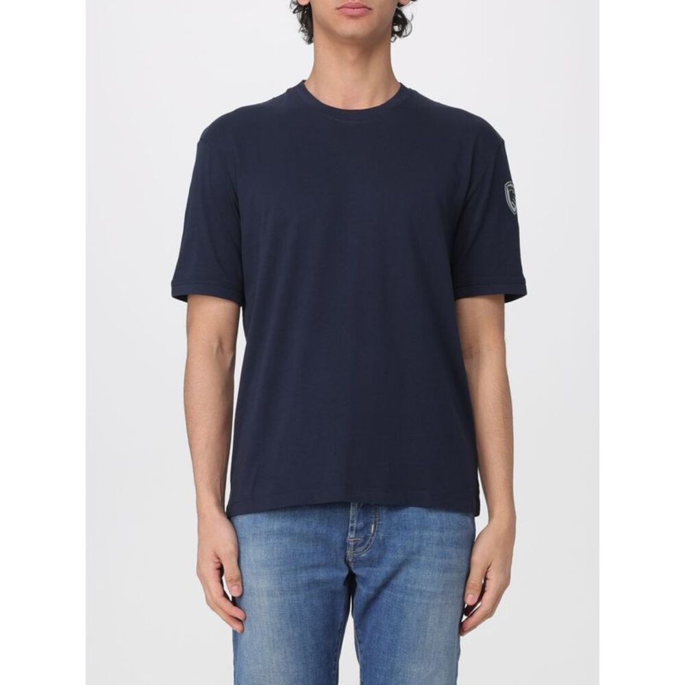 Blauer Men Blauer Cotton T-Shirt With Logo